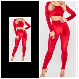 Two-Piece Velour Beauty